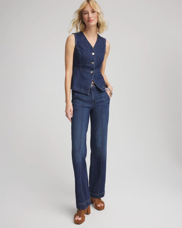 High-Rise Straight Fit Jeans - image 2